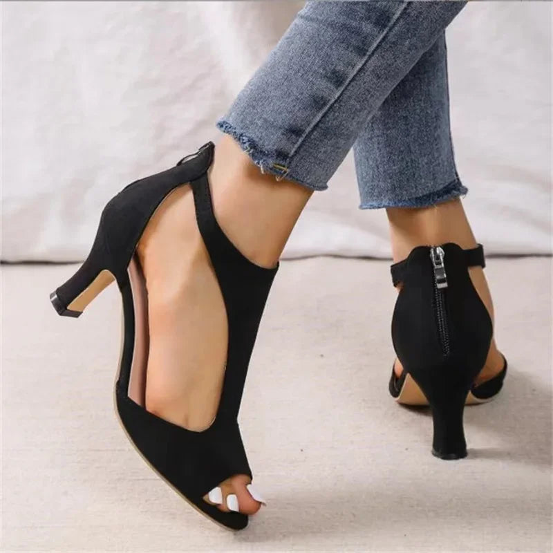 Cozy High-Heeled Shoes