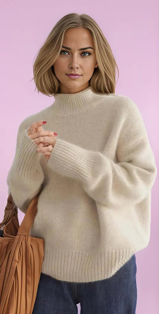 Lynne | Luxurious Cashmere Turtleneck Knit