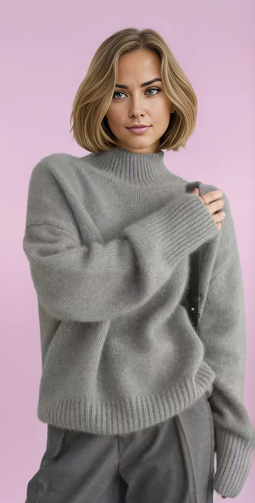 Lynne | Luxurious Cashmere Turtleneck Knit