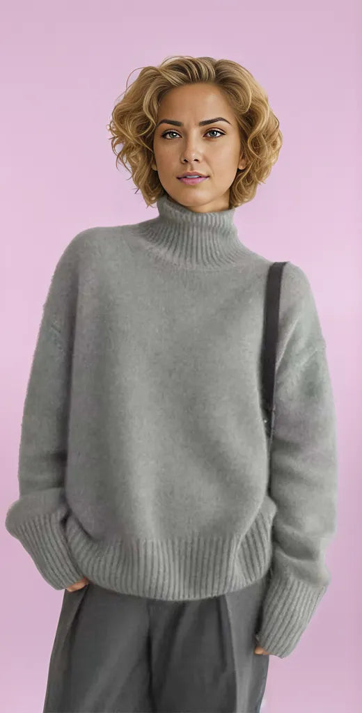 Lynne | Luxurious Cashmere Turtleneck Knit