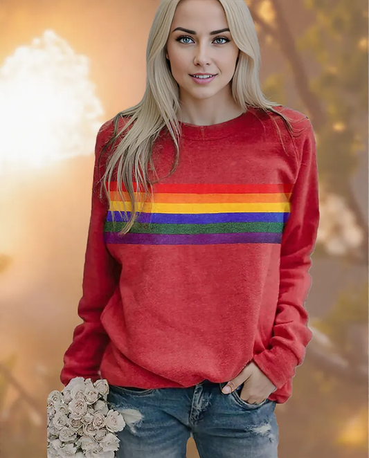 Lori | Stylish Women's Sweatshirt Featuring Vibrant Graphic Design