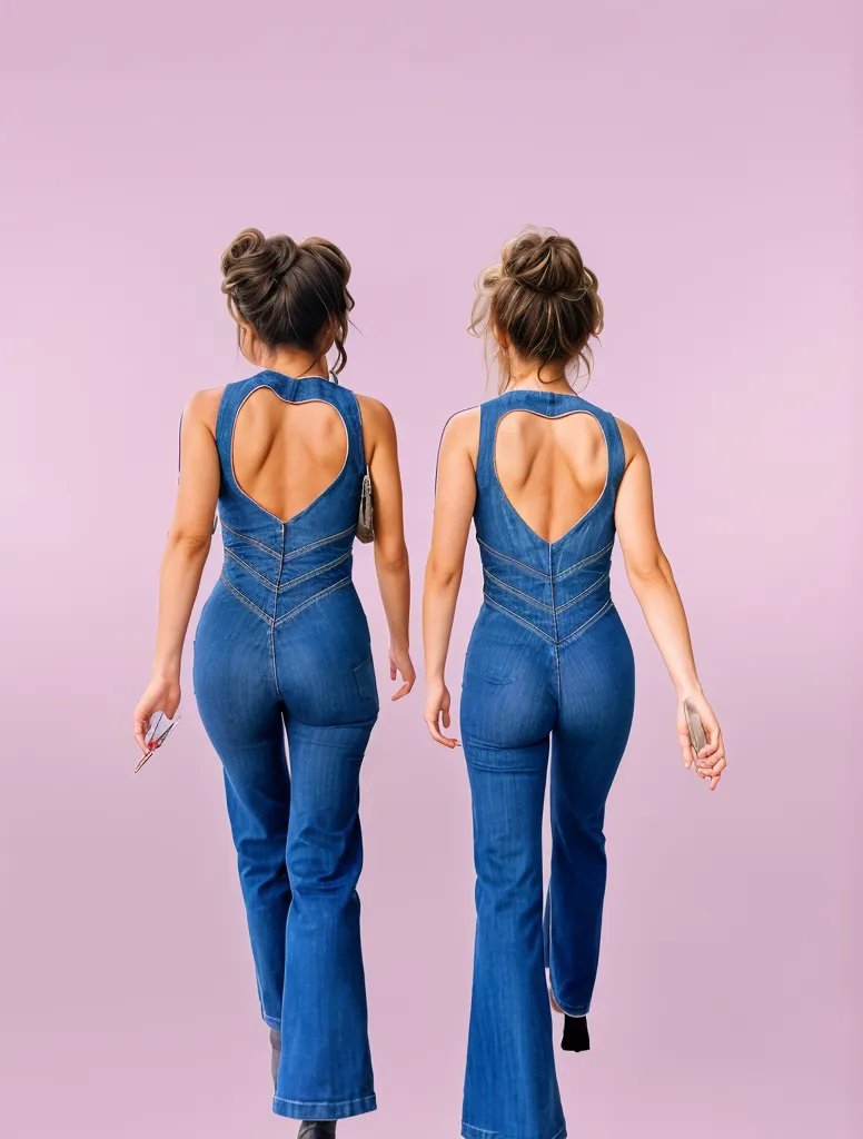 Roxanne Denim Overall Jumpsuit