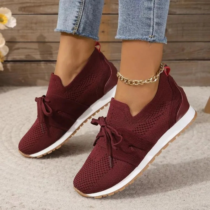 Women's Lace-Up Mesh Comfort Shoes