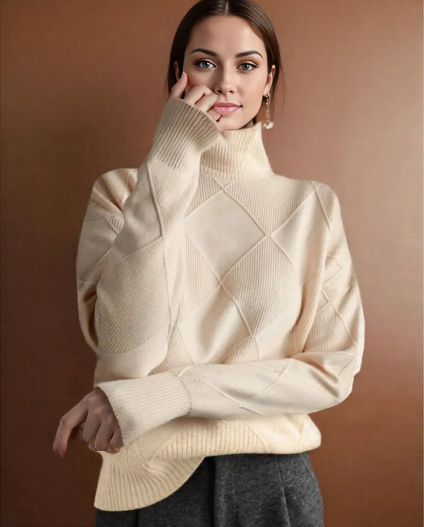 Amelia | Elegant Women's Turtleneck Sweater for Cozy Style