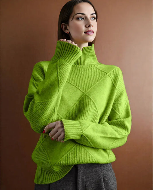 Amelia | Elegant Women's Turtleneck Sweater for Cozy Style