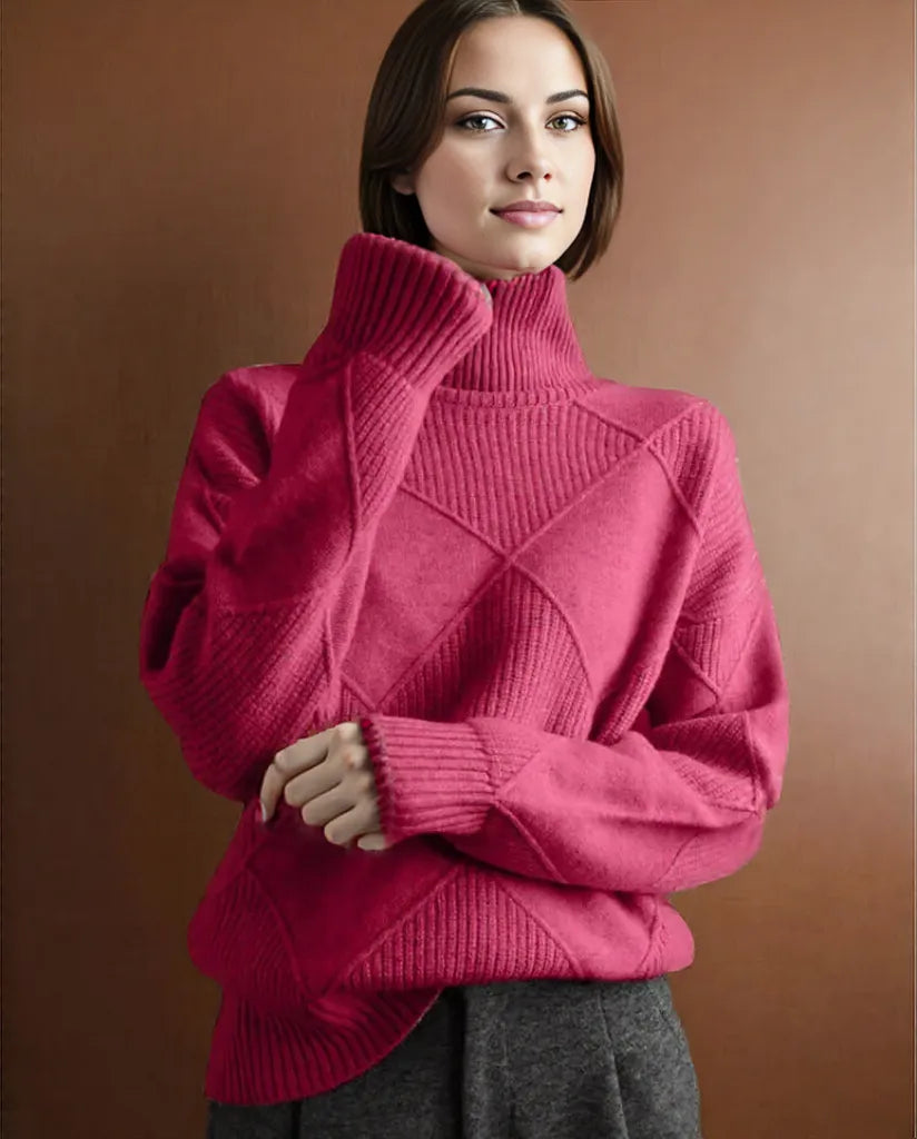 Amelia | Elegant Women's Turtleneck Sweater for Cozy Style