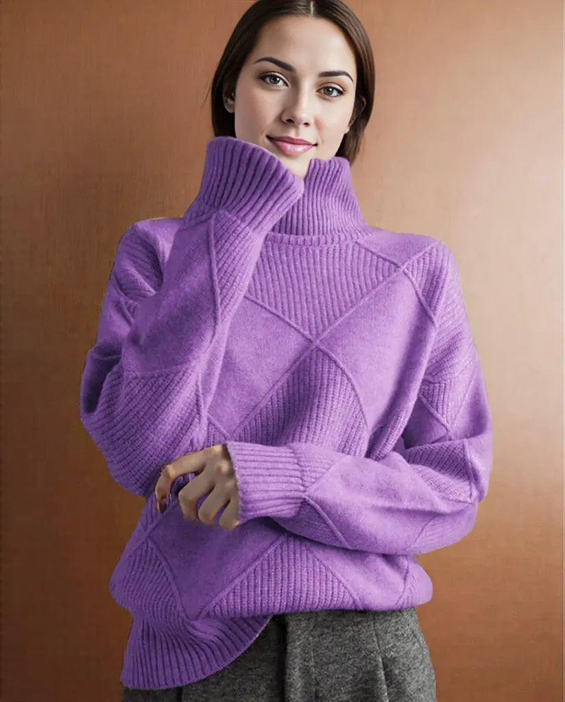 Amelia | Elegant Women's Turtleneck Sweater for Cozy Style