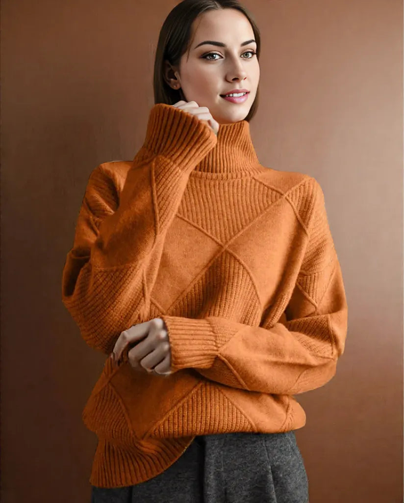 Amelia | Elegant Women's Turtleneck Sweater for Cozy Style