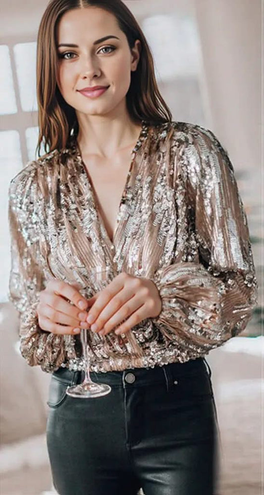 Women's Blouse White Size M Polyester Vintage Elegant Summer Top-1
