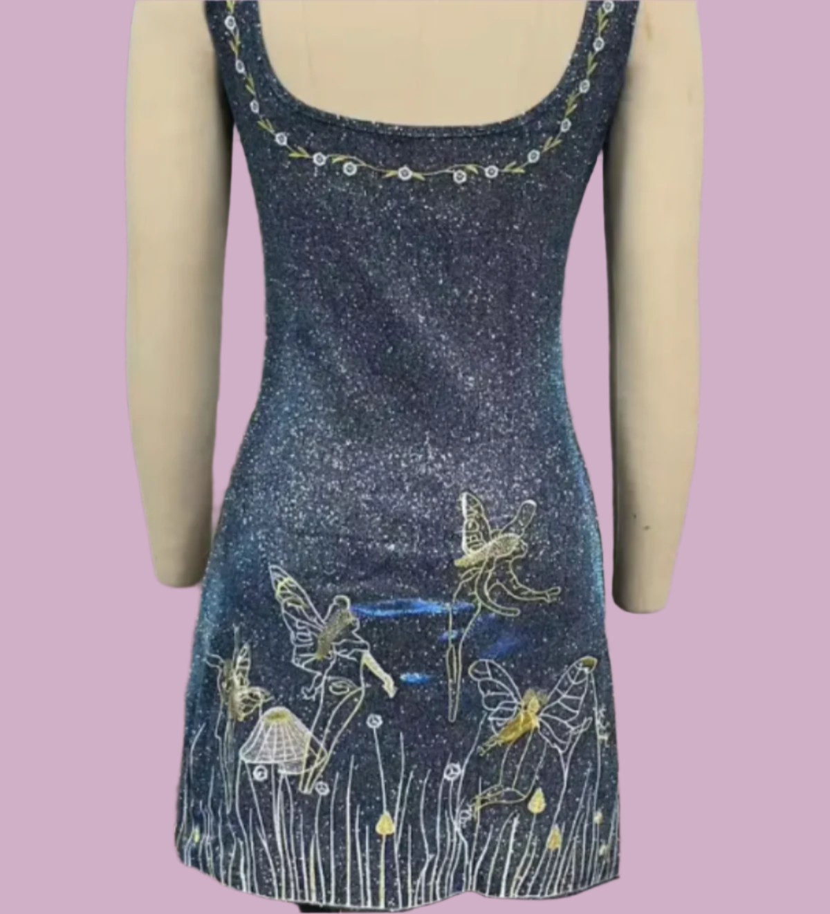 Megan Mini Dress - Blue