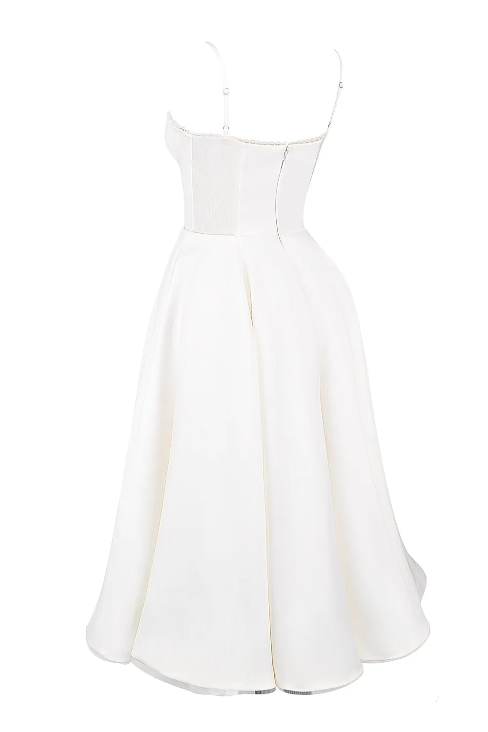 Nicole Midi Dress - White