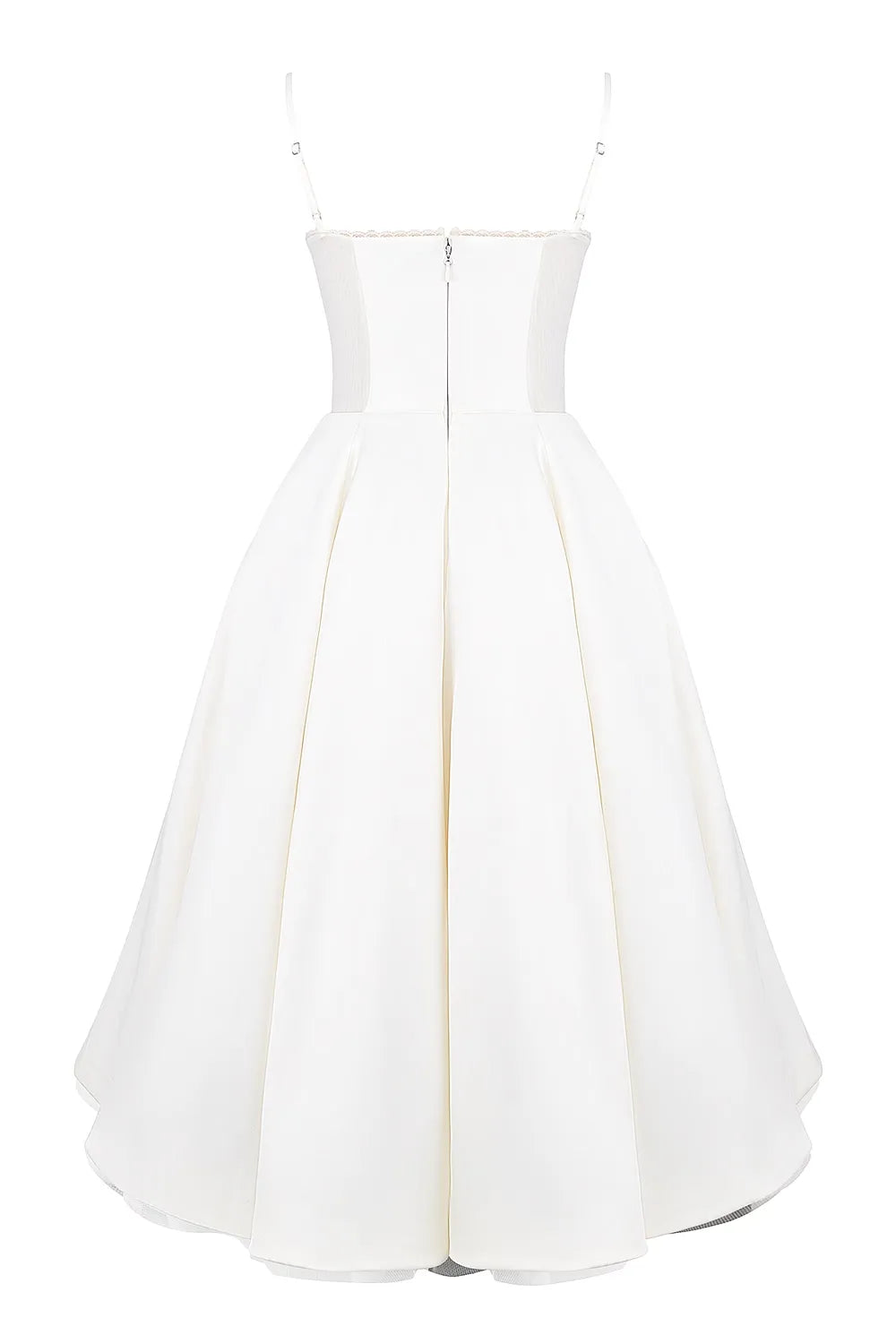 Nicole Midi Dress - White